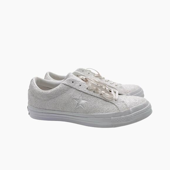 CONVERSE One Star Ox Glitter White Shoes Men’s‎ Size 10.5 Women’s Size 12.5 - Picture 2 of 10